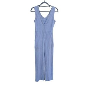 WVN For You Gray Knit Organic Cotton Jumpsuit, Soft‎ & Comfortable, Size XS